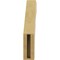 Ekena Millwork 3-inch W x 14-inch D x 18-inch H Monterey Rough Cedar Woodgrain TimberThane Knee Brace, Primed BRCUR03X14X18MONRCPR - alternate 4